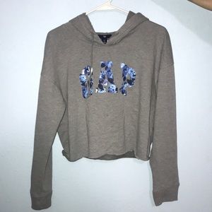 Gap crop sweatshirt